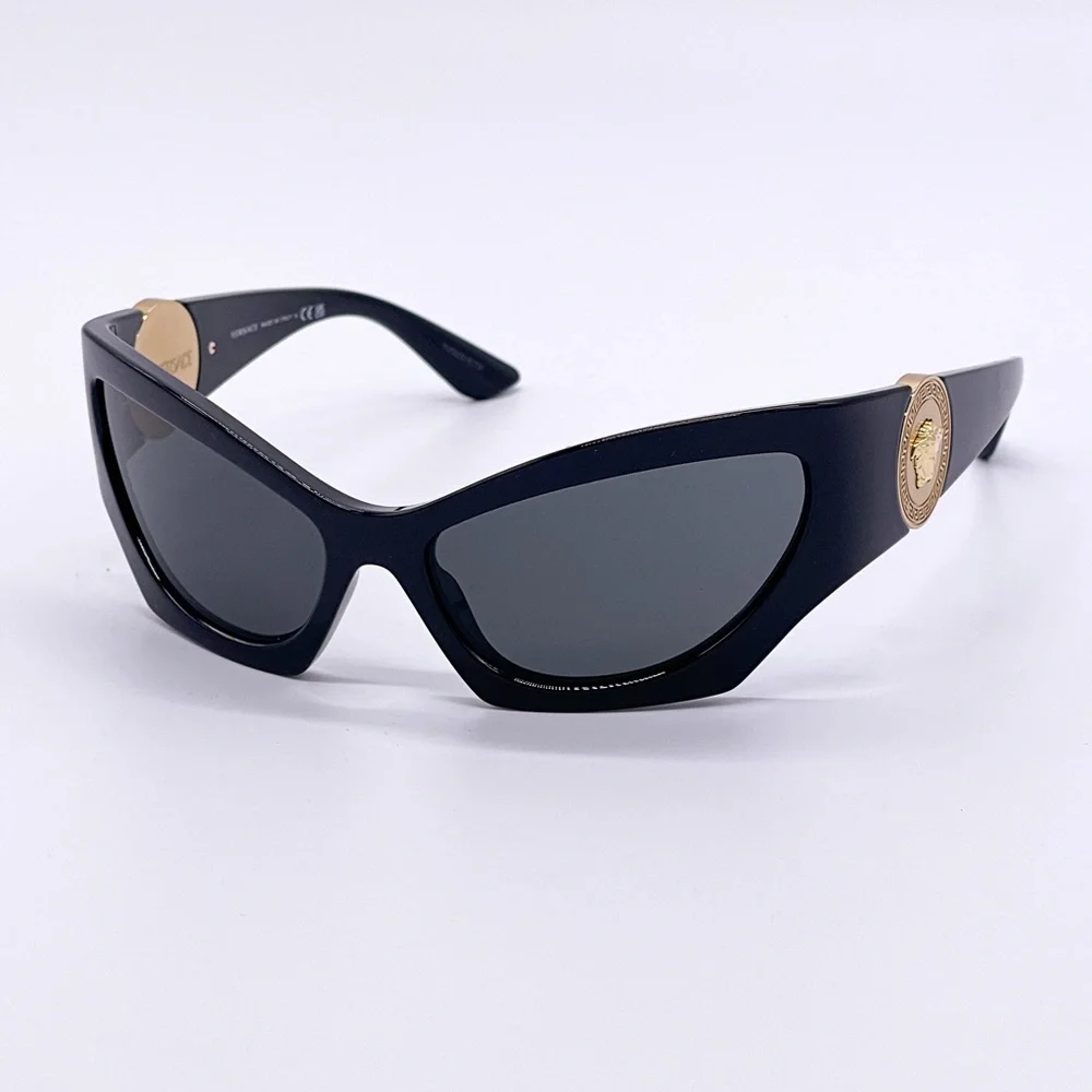 NEW VERSACE EMRATA SUNGLASSES VE4450 GB1/87 NEW SUNGLASSES MOD 4450 BLACK